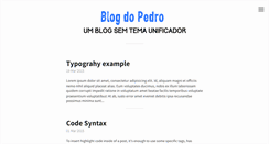 Desktop Screenshot of pedroh.com.br