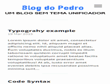 Tablet Screenshot of pedroh.com.br